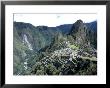 Ruins Of Inca Town Site, Seen From South, With Rio Urabamba Below, Unesco World Heritage Site by Tony Waltham Limited Edition Print