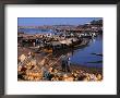 Fully Laden Pinasses Docked At The Jetty With More Cargo On The Shores Of The Niger River, Mali by Patrick Syder Limited Edition Print