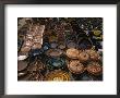 Handmade Ceramics And Pottery For Sale At An Outdoor Market by Gina Martin Limited Edition Print