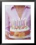 Birthday Cake With Burning Candles by Linda Burgess Limited Edition Pricing Art Print