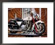 Police Motorcycle Outside Sturgis Motorcycle Museum, Black Hills, South Dakota by Richard Cummins Limited Edition Print