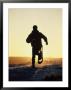 Silhouette Of Person Snowshoeing by Karl Neumann Limited Edition Print