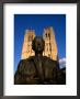 Statue Of King Baudoin In Front Of St. Michael's Cathedral, Brussels, Belgium by Martin Moos Limited Edition Print