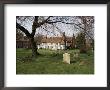 Half Timbered Cottages In The Church Graveyard At Old Hatfield, Hertfordshire, England by Richard Ashworth Limited Edition Print