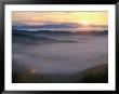 The Sun Sets Over The Misty Hills In Umbria by Tino Soriano Limited Edition Print