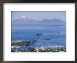 Town With Mt. Edgecumbe In Background, Sitka, Alaska by Brent Winebrenner Limited Edition Print