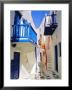 Mykonos, Mykonos Town, A Narrow Street In The Old Town,Cyclades Islands, Greece by Fraser Hall Limited Edition Print