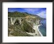 Road Bridge On Highway One Near Big Sur, California, Usa by Gavin Hellier Limited Edition Print
