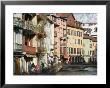 Buildings Along Canal De Thiou, Old Town, Annecy, French Alps, Savoie, Chambery, France by Walter Bibikow Limited Edition Pricing Art Print