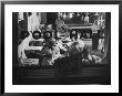 Scene From A Small Town Pool Hall, With People Just Hanging Out And Relaxing by Loomis Dean Limited Edition Print