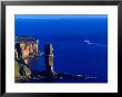 Passenger Ferry Passing Seastack Formation Known As Old Man Of Hoy, Wester Ross, Scotland by Gareth Mccormack Limited Edition Print