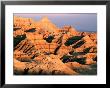 Mountains From Badlands Loop Road At Sunset, Badlands National Park, South Dakota by David Tomlinson Limited Edition Print