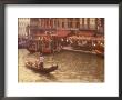 Gondoliers On The Grand Canal, Venice, Italy by Stuart Westmoreland Limited Edition Print