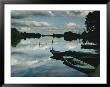 Serenity Creates A Perfect Mirror Of The Seine River Near Giverny by Farrell Grehan Limited Edition Print