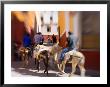 Men Transporting Wares On Donkeys, Guanajuato, Mexico by Julie Eggers Limited Edition Print