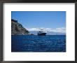 View Of A Ship On The Waters Of The Galapagos Islands by Gina Martin Limited Edition Print