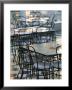 Cafe Tables At Udai Kothi Hotel, Udaipur, India by Walter Bibikow Limited Edition Print