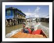 Floating Village Water Taxi, Kampong Ayer Water Village, Bandar Seri Begawan, Brunei by Holger Leue Limited Edition Print