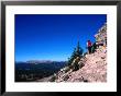 Hiker On Bald Mountain In The High Uinta Wilderness Area, Utah, Usa by Cheyenne Rouse Limited Edition Print