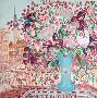 Grand Bouquet Sur La Terrasse by Renée Halpern Limited Edition Pricing Art Print