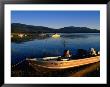 Boats Moored On Eagle Lake, Susanville, California by John Elk Iii Limited Edition Print