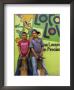 Shoeshine Boys Posing In Front Of Colourful Wall, Esteli, Nicaragua by Margie Politzer Limited Edition Pricing Art Print