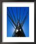 Sun Shining Through Top Of Teepee by Holger Leue Limited Edition Print