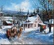 Sleigh Ride In The Country by Lise Auger Limited Edition Pricing Art Print