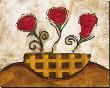 Red Rose Bowl by Anne Courtland Limited Edition Print