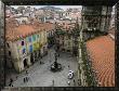 Plaza De Las Platerias From Roof Of Santiago Cathedral, Santiago De Compostela, Spain by R H Productions Limited Edition Print