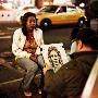 A Young Woman Having Her Portait Drawn By A Street Artist by Jewgeni Roppel Limited Edition Print