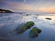 Sunset On The Beach At Westward Ho!, Devon, England, United Kingdom, Europe by Adam Burton Limited Edition Print