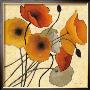 Pumpkin Poppies Ii by Shirley Novak Limited Edition Pricing Art Print