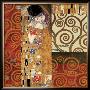 Deco Collage Detail (From The Kiss) by Gustav Klimt Limited Edition Print