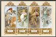 The Four Seasons by Alphonse Mucha Limited Edition Pricing Art Print