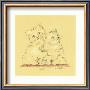 Sketch Of 'Fluff' And 'Puff' by Alfred Gockel Limited Edition Print