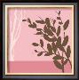 Metro Leaves In Pink Ii by Erica J. Vess Limited Edition Print