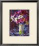 Cosmos In An Italian Vase by Lou Jene Limited Edition Pricing Art Print