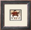 Scarecrow Snowman by Carol Robinson Limited Edition Print