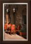 Ristorante With Red Chairs, San Gimignano by Igor Maloratsky Limited Edition Print