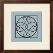 Chocolate And Blue Ironwork Vi by Chariklia Zarris Limited Edition Print