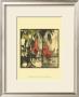 Mini Fuchsia And Silhouette Iv by Jennifer Goldberger Limited Edition Print
