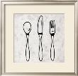 Knife, Fork And Spoon by Allan Stevens Limited Edition Pricing Art Print
