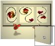 Intertwined Poppy Images Being Viewed By Butterflies by A.K.A Limited Edition Pricing Art Print