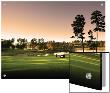 Sun Setting As A Golfer Hitting, The Grand National Golf Course, Robert Trent Jones Trail, Alabama by K.M. Limited Edition Print