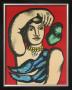 Woman On Red Background by Fernand Leger Limited Edition Print
