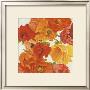 Red, Orange, And Yellow Flowers by Julio Sierra Limited Edition Print