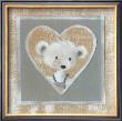 Petit Coeur Bleu by Joelle Wolff Limited Edition Print