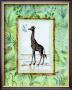 Jungle Giraffe by Marie Frederique Limited Edition Pricing Art Print