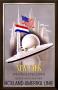 New York To Holland, America Line by Willem Ten Broek Limited Edition Print
